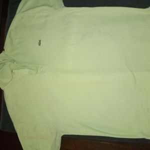 Lacoste light green short sleeve polo size 6